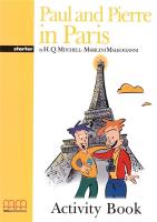 Paul and Pierre in Paris Activity Book. Autor: H.Q.Mitchell, Marileni Malkogianni. SmakLiter.pl Okładka książki Paul and Pierre in Paris Activity Book