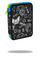 Piórnik Coolpack podwójny z wyposażeniem JUMPER XL GAME OVER. Wydawca: Patio. SmakLiter.pl Opakowanie Piórnik Coolpack podwójny z wyposażeniem JUMPER XL GAME OVER