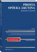 Okładka książki Prosta spółka akcyjna Komentarz ze wzorami