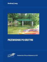 Przewodnik po Krutyni. Autor: Andrzej Lange (red.). SmakLiter.pl Okładka książki Przewodnik po Krutyni