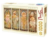 Opakowanie Puzzle 1000 Alfons Mucha, Czas dnia