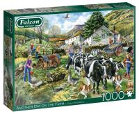 Opakowanie Puzzle 1000 Falcon Kolejny dzień na farmie G3