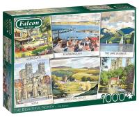 Puzzle 1000 Falcon Piękna północ G3. Wydawca: Jumbo. SmakLiter.pl Opakowanie Puzzle 1000 Falcon Piękna północ G3