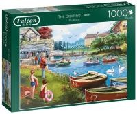 Puzzle 1000 Falcon Przystań nad jeziorem G3. Wydawca: Jumbo. SmakLiter.pl Opakowanie Puzzle 1000 Falcon Przystań nad jeziorem G3