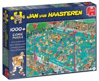 Puzzle 1000 Haasteren MŚ w hokeju na trawie G3. Wydawca: Jumbo. SmakLiter.pl Opakowanie Puzzle 1000 Haasteren MŚ w hokeju na trawie G3