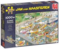 Puzzle 1000 Haasteren Śluza wodna G3. Wydawca: Jumbo. SmakLiter.pl Opakowanie Puzzle 1000 Haasteren Śluza wodna G3