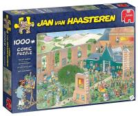 Puzzle 1000 Haasteren Wystawa dzieł sztuki G3. Wydawca: Jumbo. SmakLiter.pl Opakowanie Puzzle 1000 Haasteren Wystawa dzieł sztuki G3