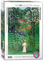 Opakowanie Puzzle 1000 Kobieta w egzotycznym ogrodzie