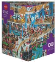 Puzzle 1000 Szalony Chaos w kasynie + plakat. Wydawca: Heye. SmakLiter.pl Opakowanie Puzzle 1000 Szalony Chaos w kasynie + plakat