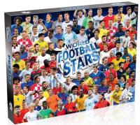 Puzzle 1000 World Football Stars. Wydawca: Winning Moves. SmakLiter.pl Opakowanie Puzzle 1000 World Football Stars