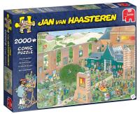 Puzzle 2000 Haasteren Wystawa dzieł sztuki G3. Wydawca: Jumbo. SmakLiter.pl Opakowanie Puzzle 2000 Haasteren Wystawa dzieł sztuki G3