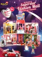 Puzzle 3D Superstar Fashion Mall. Wydawca: Cubic Fun. SmakLiter.pl Opakowanie Puzzle 3D Superstar Fashion Mall