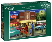 Puzzle 500 Falcon Wyjście do kina G3. Wydawca: Jumbo. SmakLiter.pl Opakowanie Puzzle 500 Falcon Wyjście do kina G3