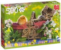 Puzzle 500 PC Gotowi na piknik G3. Wydawca: Jumbo. SmakLiter.pl Opakowanie Puzzle 500 PC Gotowi na piknik G3
