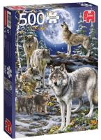 Opakowanie Puzzle 500 PC Wataha wilków G3