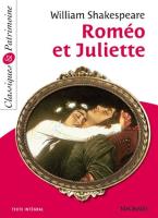 Romeo et Juliette. Autor: William Shakespeare. SmakLiter.pl Okładka książki Romeo et Juliette