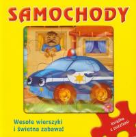 Okładka książki Samochody Książka z puzzlami