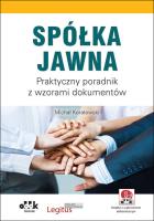 Spółka jawna Praktyczny poradnik PGK1429e. Autor: Koralewski Michał. SmakLiter.pl Okładka książki Spółka jawna Praktyczny poradnik PGK1429e