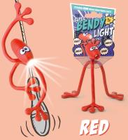 Super Bendy Lampka do książki - czerwona. Wydawca: IF. SmakLiter.pl Opakowanie Super Bendy Lampka do książki - czerwona