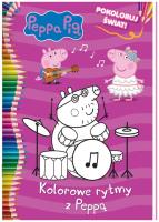 Świnka Peppa. Kolorowe rytmy z Peppą. Autor: Opracowanie zbiorowe. SmakLiter.pl Okładka książki Świnka Peppa. Kolorowe rytmy z Peppą