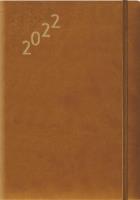 Opakowanie Terminarz 2022 A5 Flex z gumką brązowy