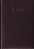Opakowanie Terminarz 2022 A5 Madrid bordowy