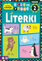 Uczę się pisać. Literki. Autor: Magda Malicka. SmakLiter.pl Okładka książki Uczę się pisać. Literki