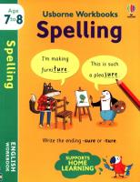 Opakowanie Usborne Workbooks Spelling