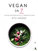Vegan in 7. Autor: Serano Rita. SmakLiter.pl Okładka książki Vegan in 7