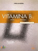 Vitamina B1 ćwiczenia. Autor: Diaz Celia, Rodriguez Aida. SmakLiter.pl Okładka książki Vitamina B1 ćwiczenia