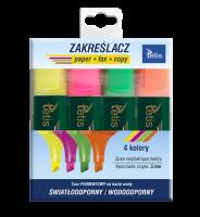 Opakowanie Zakreślacz Tetis 4 kolory