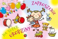 Opakowanie Zaproszenie Urodziny ZA-61 (10 szt.)