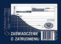 Opakowanie Zaświadczenie o zatrudnieniu A6