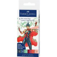 Zestaw do rysowania komiksów Faber-Castell Pit Artist Pen The Famazings Mother 6 sztuk. Wydawca: Faber-Castell. SmakLiter.pl Opakowanie Zestaw do rysowania komiksów Faber-Castell Pit Artist Pen The Famazings Mother 6 sztuk
