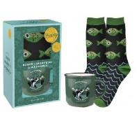 Opakowanie Zestaw kubek + skarpetki Hobby-Ryby