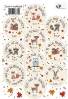 Opakowanie Zestaw naklejek - zwierzątka