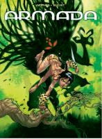 Armada T.1. Autor: Morvan Jean-David, Buchet Philippe, Maria Mosiewicz. SmakLiter.pl Okładka książki Armada T.1