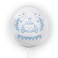 Opakowanie Balon 45cm Chłopiec Baby Shower TUBAN