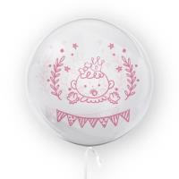 Opakowanie Balon 45cm Dziewczynka Baby Shower TUBAN