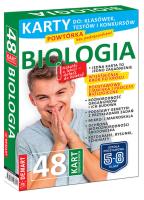 BIOLOGIA. Karty edukacyjne. Autor: Irena Brignull. SmakLiter.pl Okładka książki BIOLOGIA. Karty edukacyjne