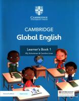 Cambridge Global English Learner's Book 1. Autor: Schottman Elly, Linse Caroline. SmakLiter.pl Okładka książki Cambridge Global English Learner's Book 1
