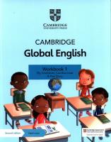 Cambridge Global English Workbook 1. Autor: Schottman Elly, Linse Caroline. SmakLiter.pl Okładka książki Cambridge Global English Workbook 1