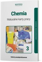 Chemia LO 3 Maturalne karty pracy ZR OPERON. Autor: Malecha Piotr. SmakLiter.pl Okładka książki Chemia LO 3 Maturalne karty pracy ZR OPERON