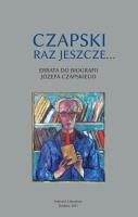 Czapski raz jeszcze. Autor: Sucharski Tadeusz. SmakLiter.pl Okładka książki Czapski raz jeszcze