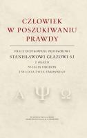 Człowiek w poszukiwaniu prawdy. Autor: red. Marcin J. Jabłoński. SmakLiter.pl Okładka książki Człowiek w poszukiwaniu prawdy