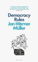 Democracy Rules. Autor: Jan-Werner Muller. SmakLiter.pl Okładka książki Democracy Rules