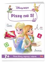 Okładka książki Disney uczy mix Piszę na 5! USC-9301
