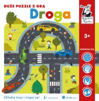 Duże puzzle z grą Droga Kapitan Nauka. Wydawca: Edgard. SmakLiter.pl Opakowanie Duże puzzle z grą Droga Kapitan Nauka