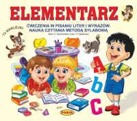 Okładka książki Elementarz ćwiczenia w pisaniu liter i wyrazów