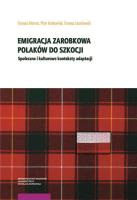 Okładka książki Emigracja zarobkowa Polaków do Szkocji